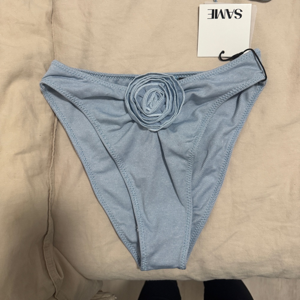 NWT!! SAME Rose High Rise Bottom (denim/denim)